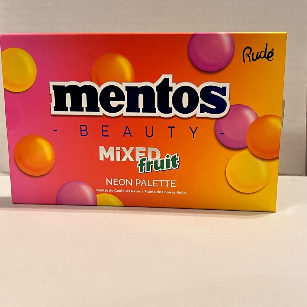 💥 Buy 2 Get 1 Free💥 Mentos Eyeshadow Neon Palette By Rude Cosmetics, 15 Colors